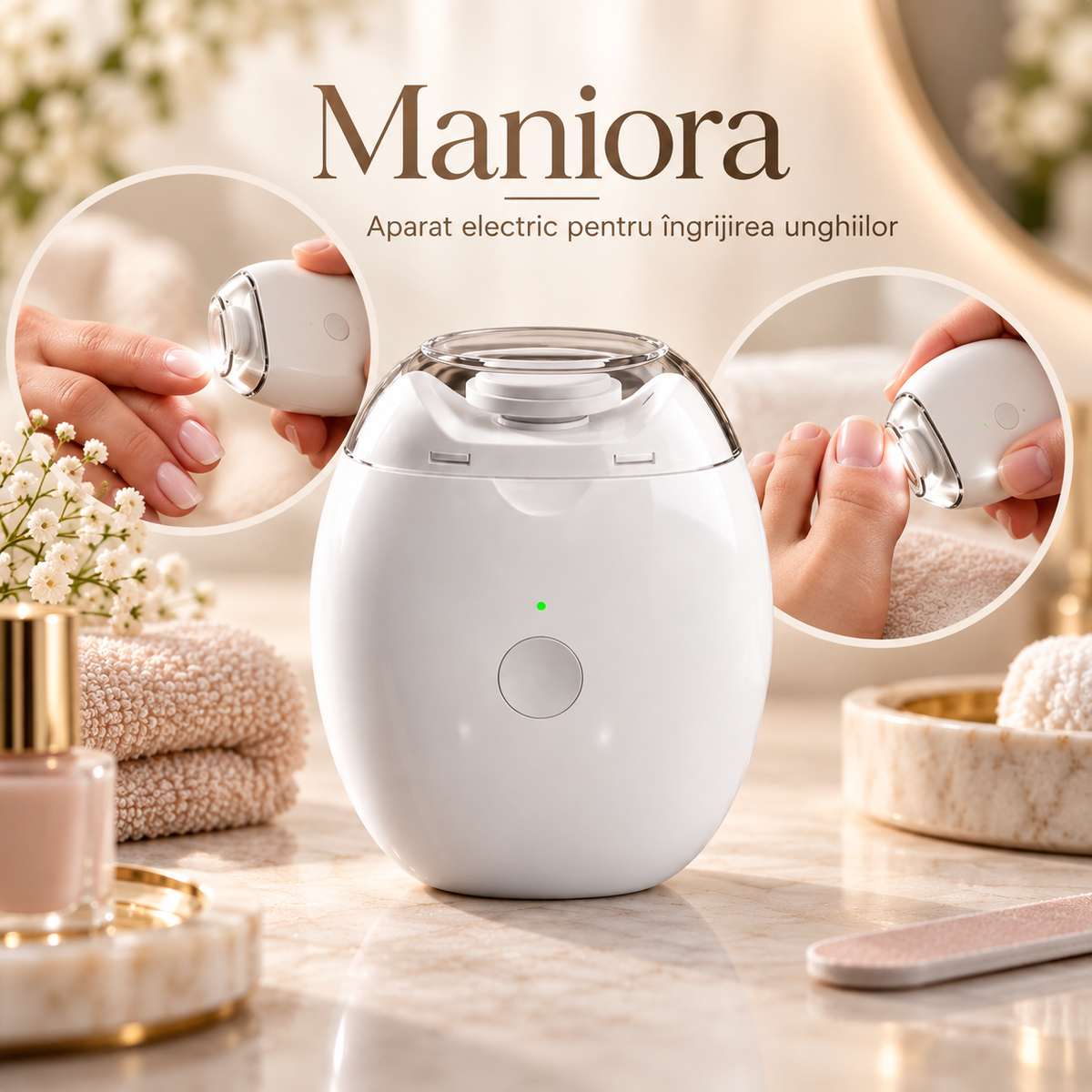 Maniora – Aparat Electric pentru Manichiură și Pedichiură